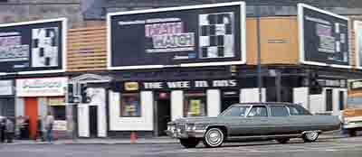 The Wee Mann's now the Clutha, image taken from a film